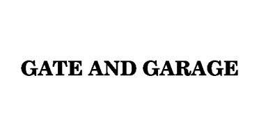 Gate & Garage Logo